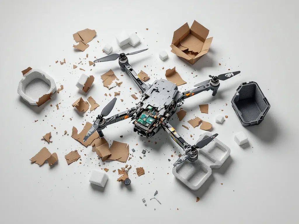 What are the risks of poor drone packaging?